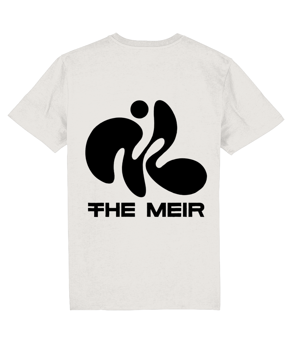 The Meir Signature Tee – Vintage White (Front & Back Print)
